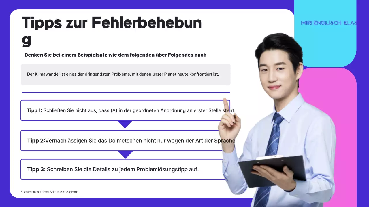 Blue Simple English Unterrichtsleitfaden