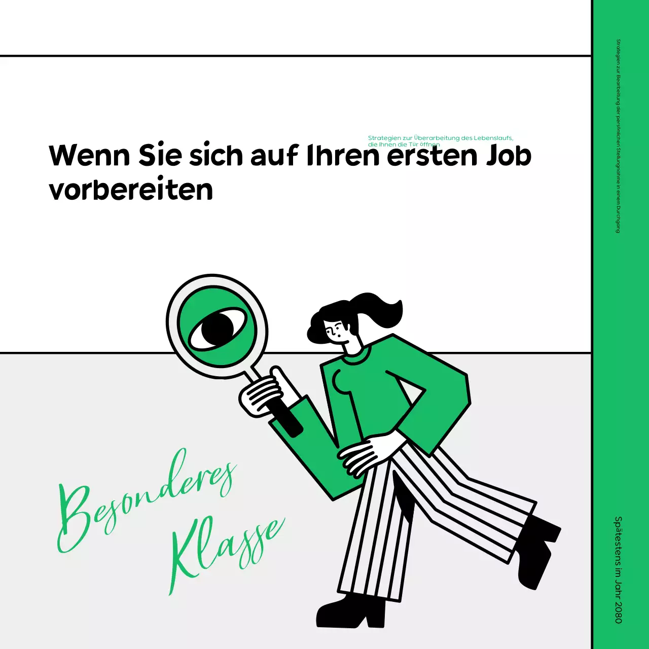 Förderung eines einfachen grün-schwarzen Revisions-Crashkurses