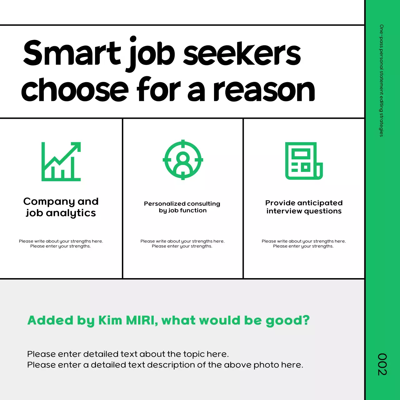 Promote a simple green-and-black tutoring crash course