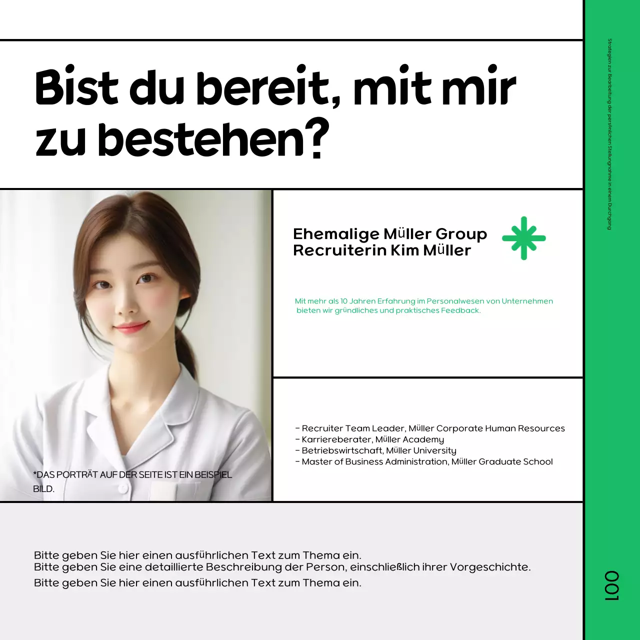 Förderung eines einfachen grün-schwarzen Revisions-Crashkurses