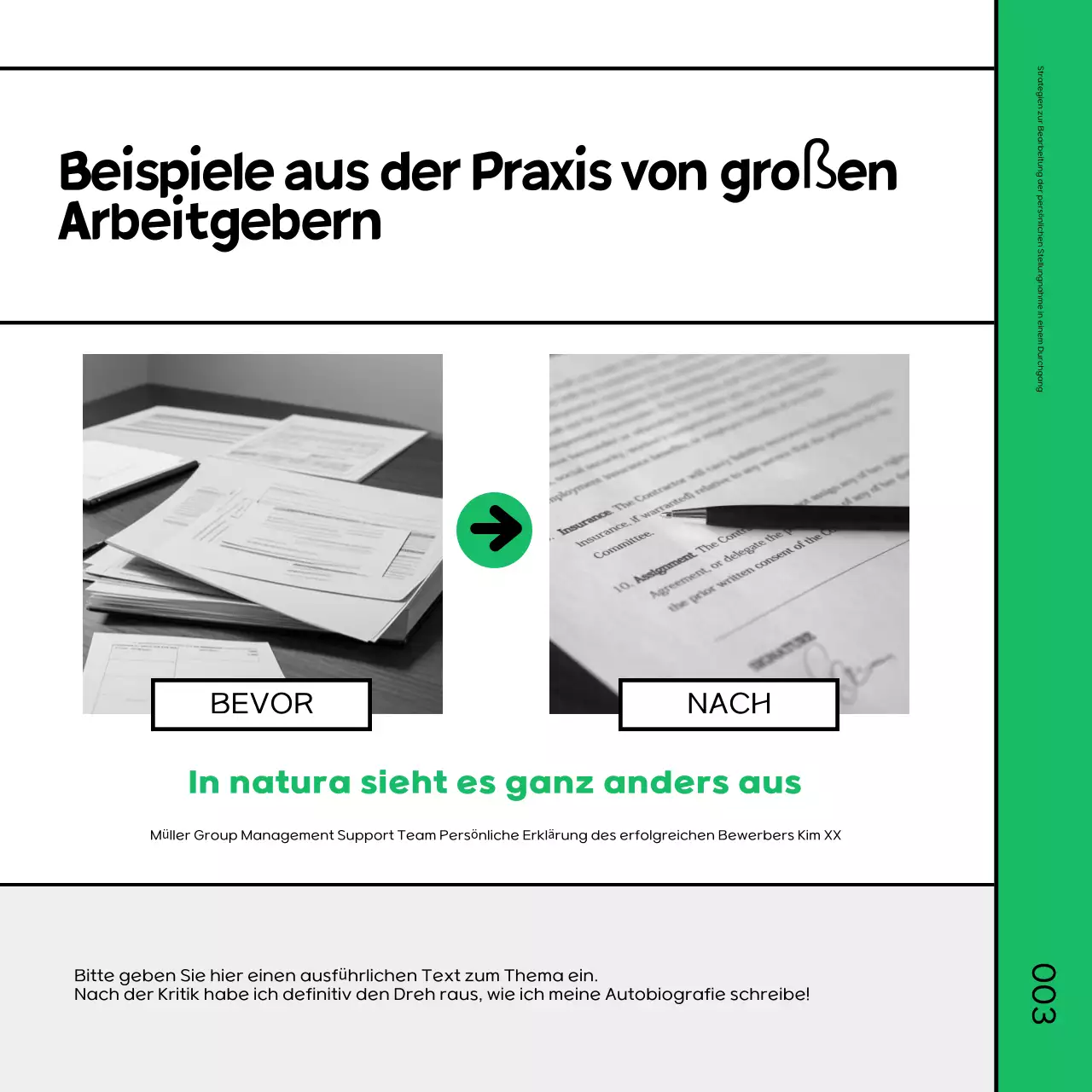 Förderung eines einfachen grün-schwarzen Revisions-Crashkurses