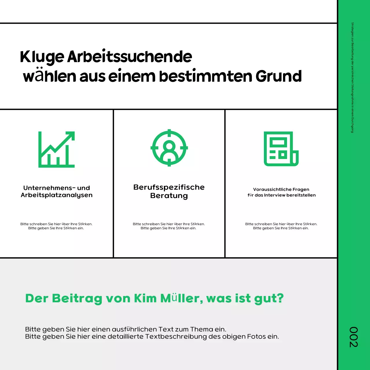 Förderung eines einfachen grün-schwarzen Revisions-Crashkurses