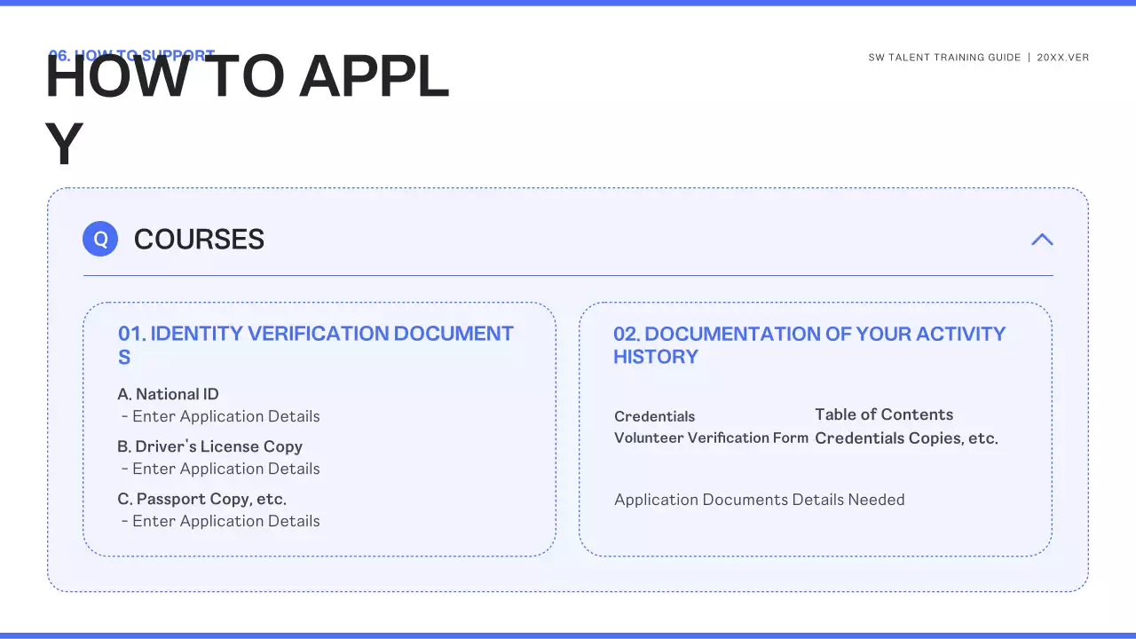 Blue Modern Trainee Recruitment Announcement