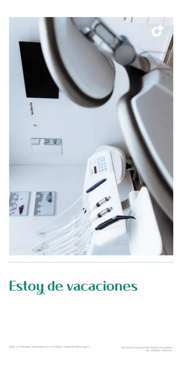 Calendario hospitalario en marco de fotos verde