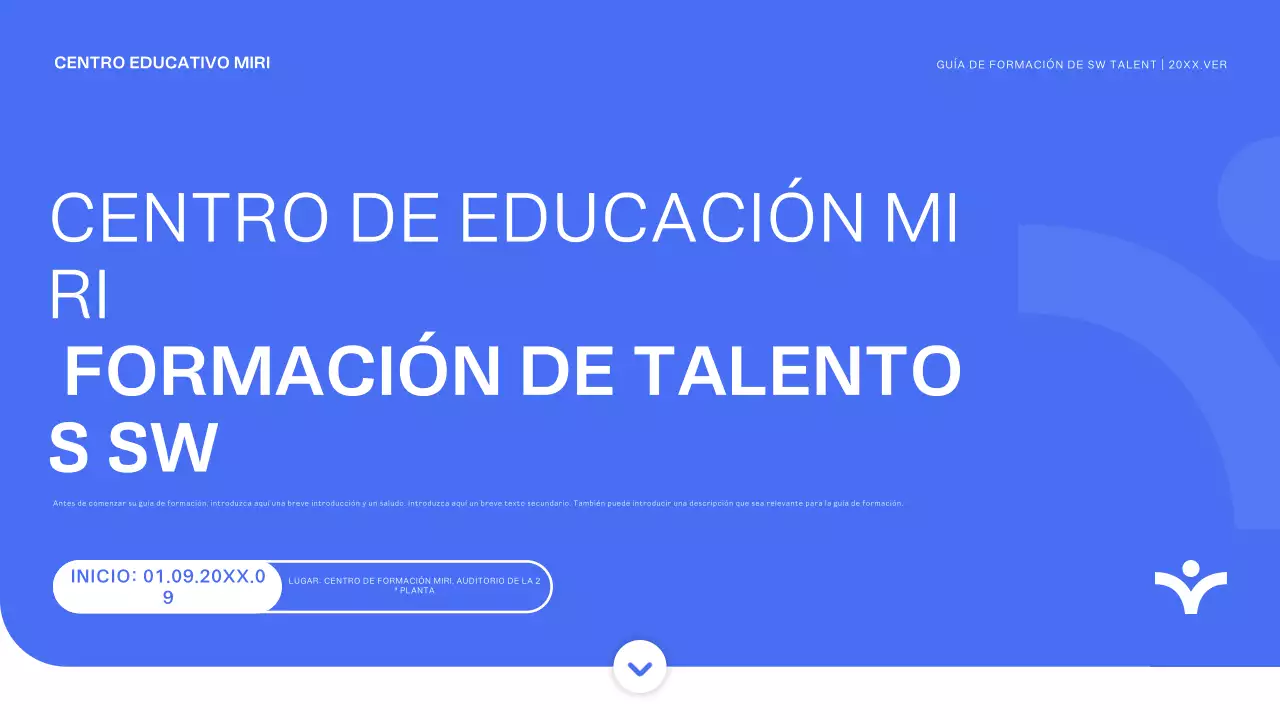 Blue Modern Contratación de becarios