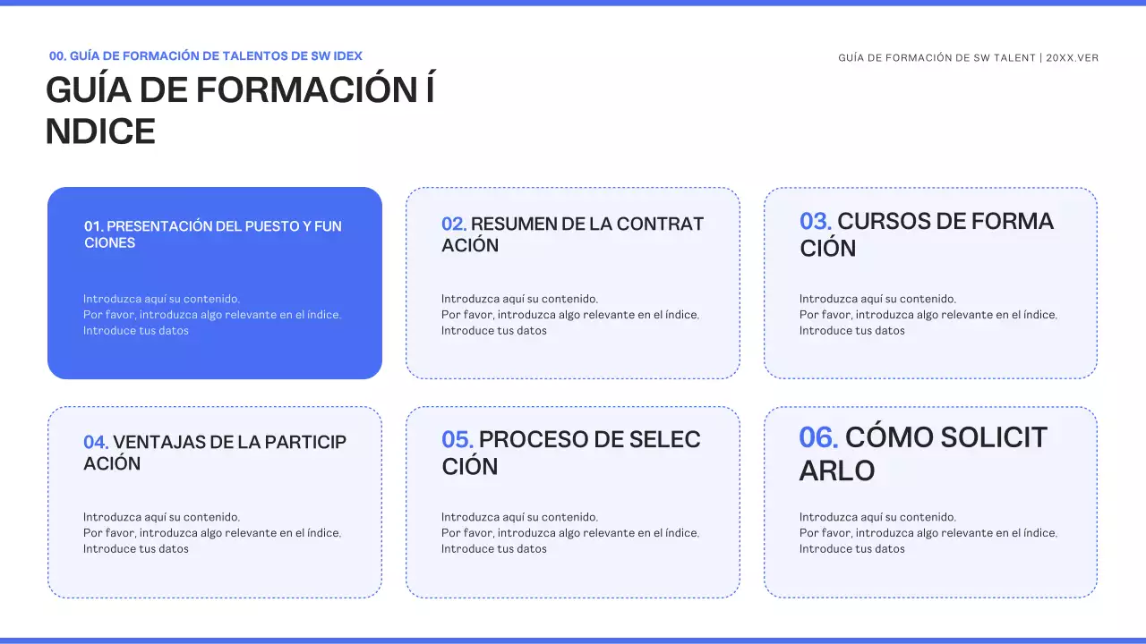 Blue Modern Contratación de becarios