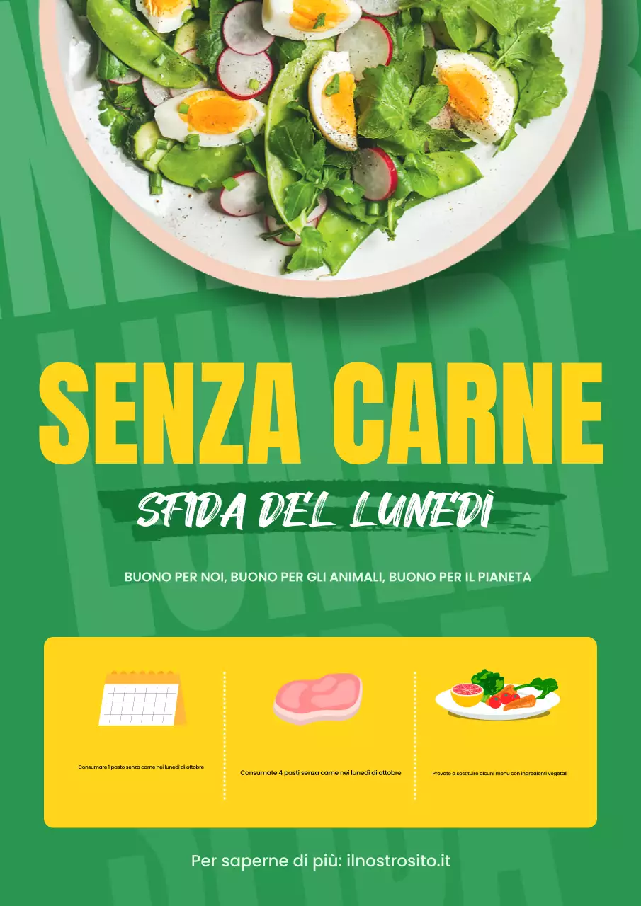 promozione alimentare verde di tendenza