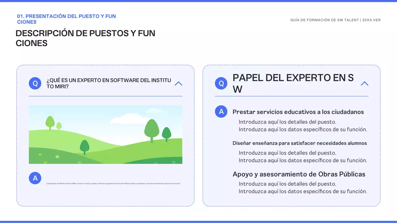 Blue Modern Contratación de becarios