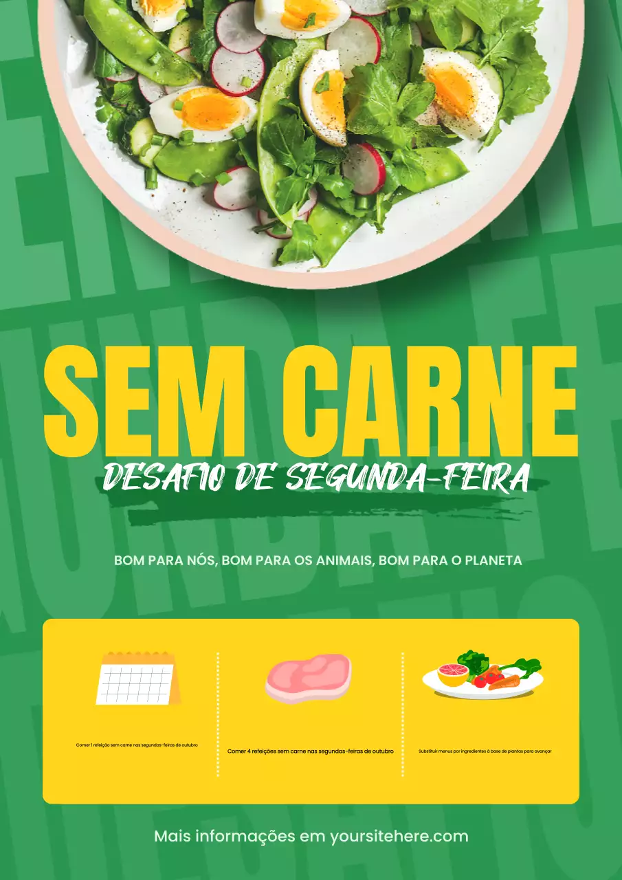 promoção de alimentos ecológicos da moda