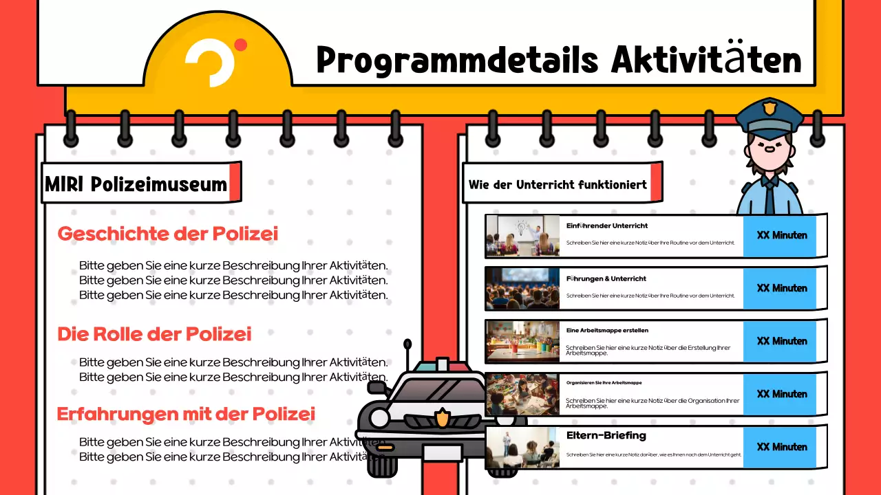 Ein Leitfaden für die rote und blaue Pop-Art von erlebnisorientierten Lernprogrammen