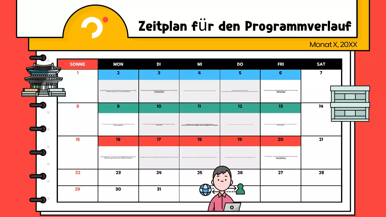 Ein Leitfaden für die rote und blaue Pop-Art von erlebnisorientierten Lernprogrammen