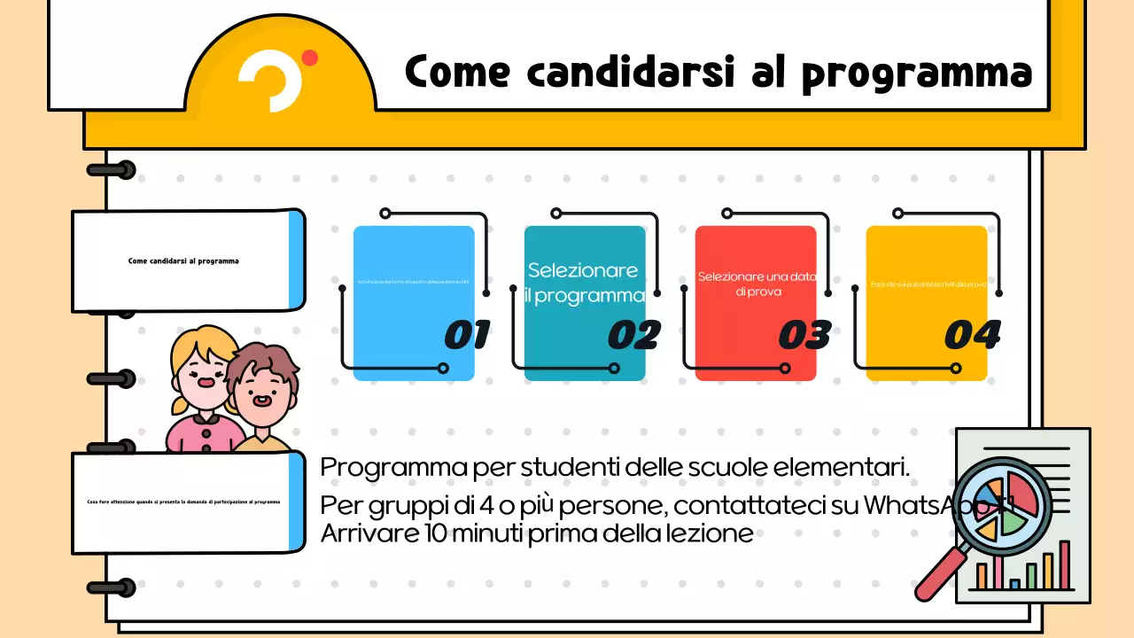Una guida alla pop art rossa e blu dei programmi di apprendimento esperienziale