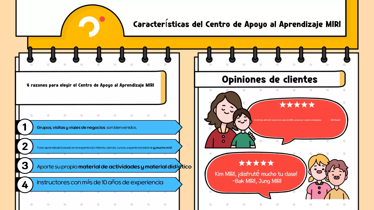 Guía del arte pop rojo y azul de los programas de aprendizaje experimental