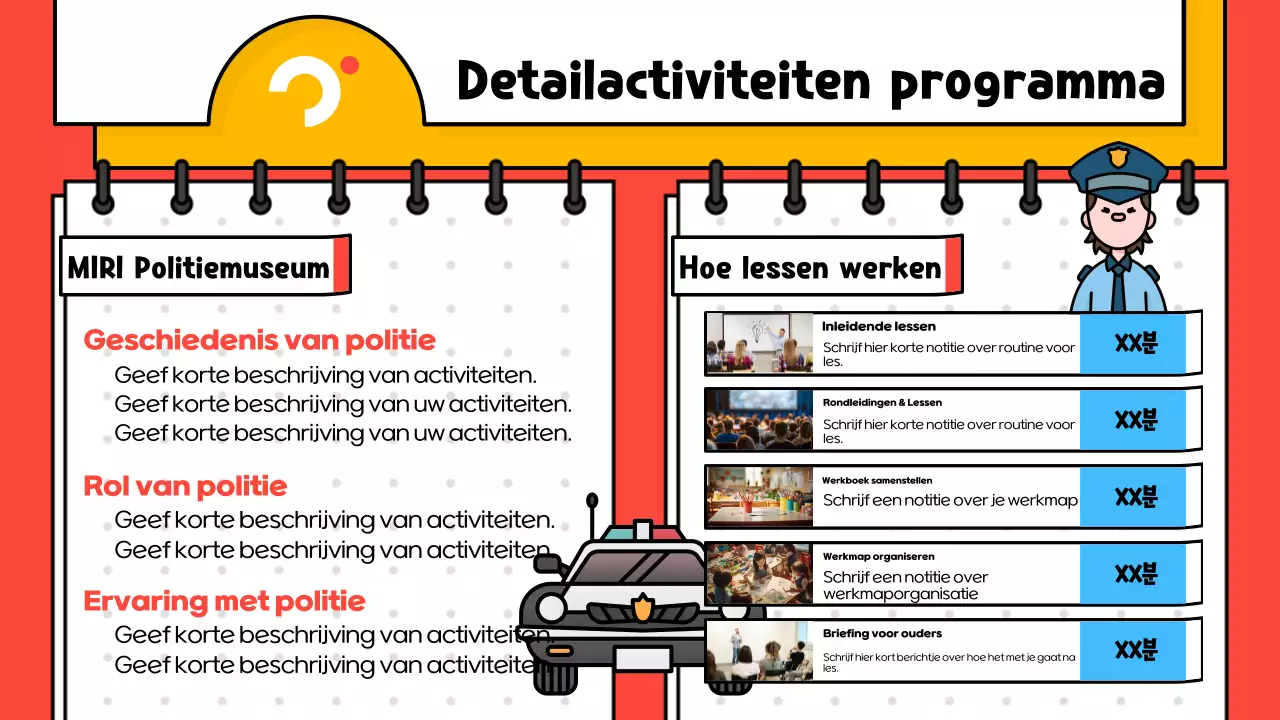 Een gids voor de rode en blauwe pop-art van programma's voor ervaringsleren