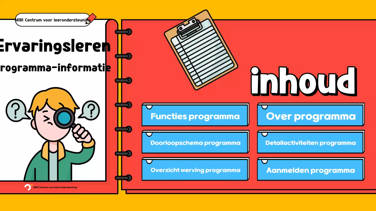 Een gids voor de rode en blauwe pop-art van programma's voor ervaringsleren