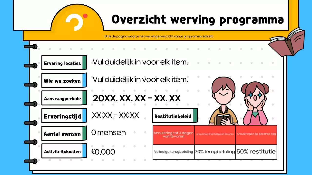 Een gids voor de rode en blauwe pop-art van programma's voor ervaringsleren