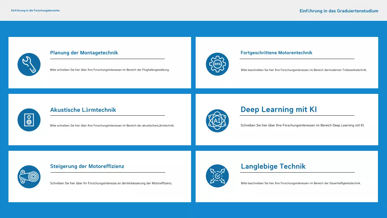 Blau Einfaches Anschreiben für Hochschulabsolventen