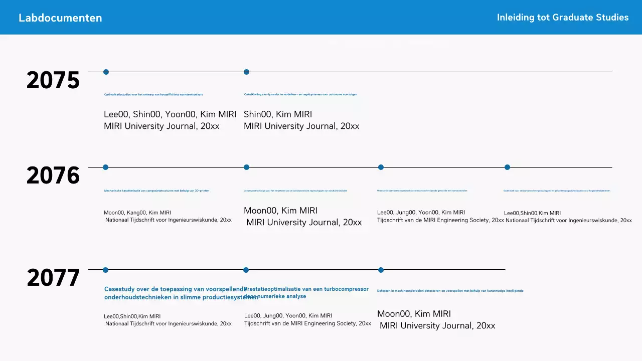 Blauwe eenvoudige sollicitatiebrief voor afgestudeerden