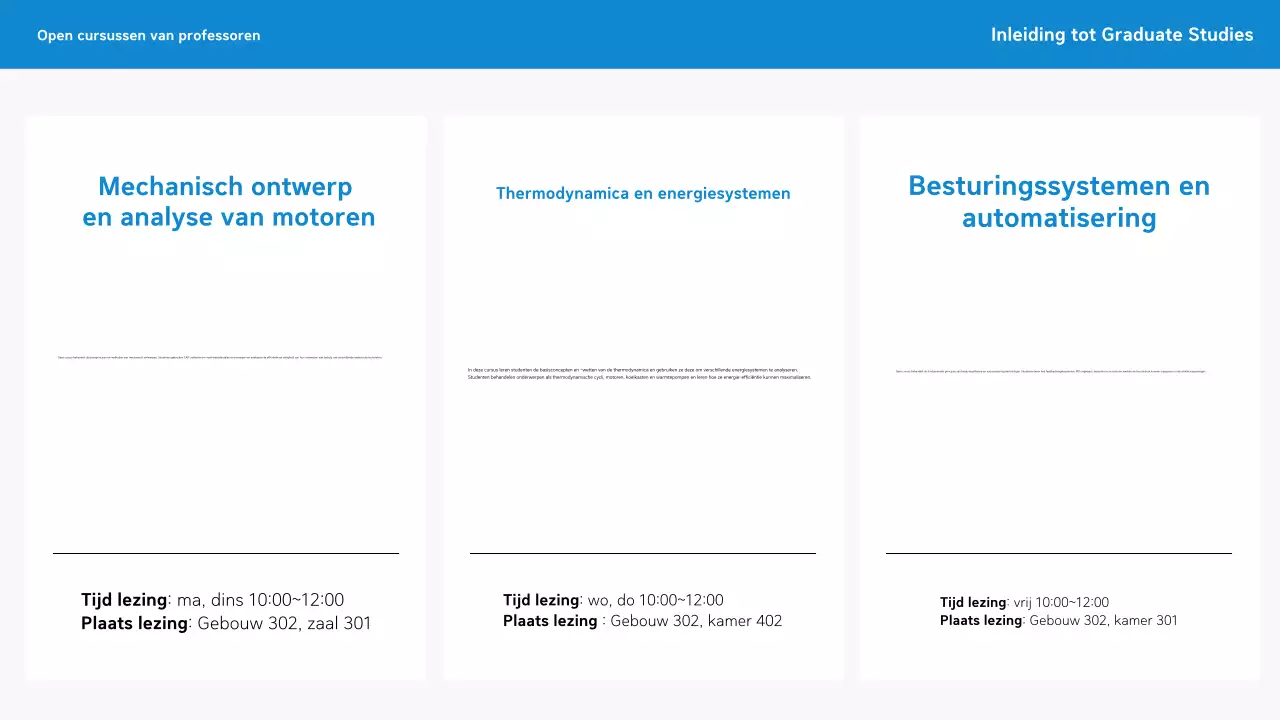 Blauwe eenvoudige sollicitatiebrief voor afgestudeerden