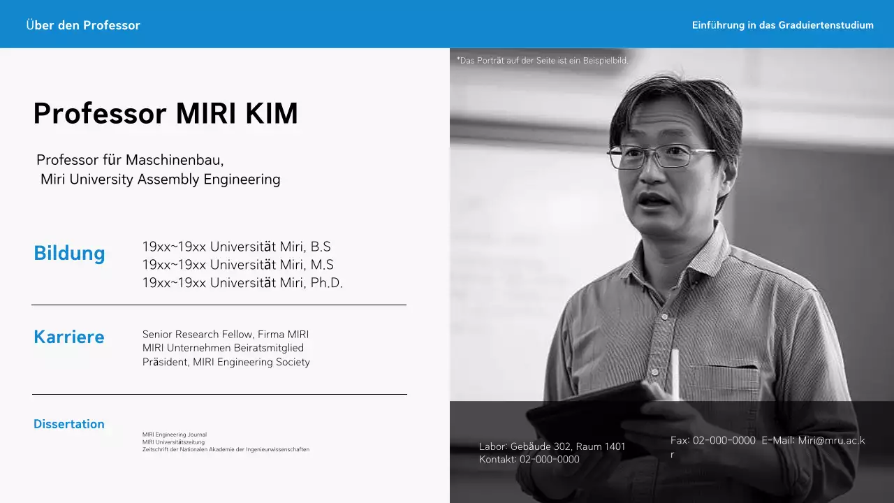 Blau Einfaches Anschreiben für Hochschulabsolventen