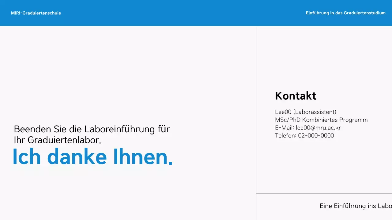 Blau Einfaches Anschreiben für Hochschulabsolventen