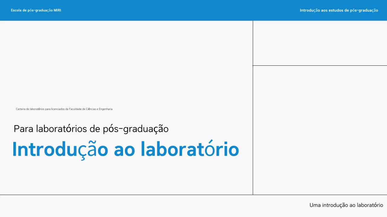 Carta de apresentação simples azul para licenciados