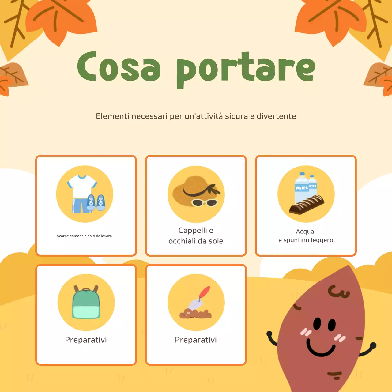 Esperienza di agricoltura beige