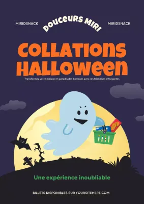 orange rétro promotion Halloween