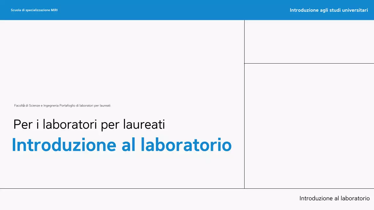 Lettera di presentazione semplice blu per laureati