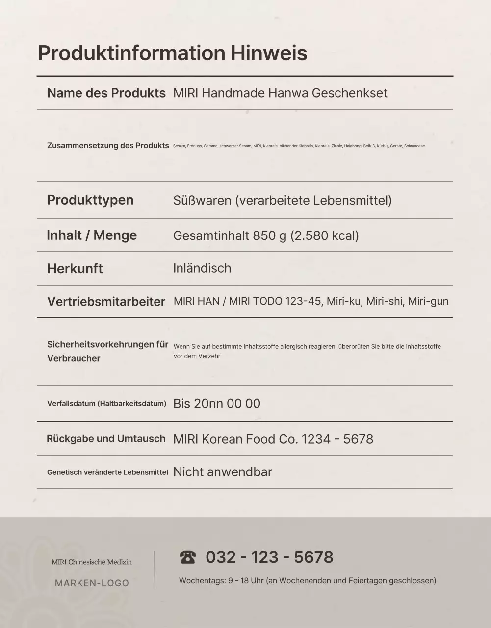 Förderung des traditionellen elfenbein- und rosafarbenen Chuseok-Hanami-Geschenksets und seiner Vorsichtsmaßnahmen