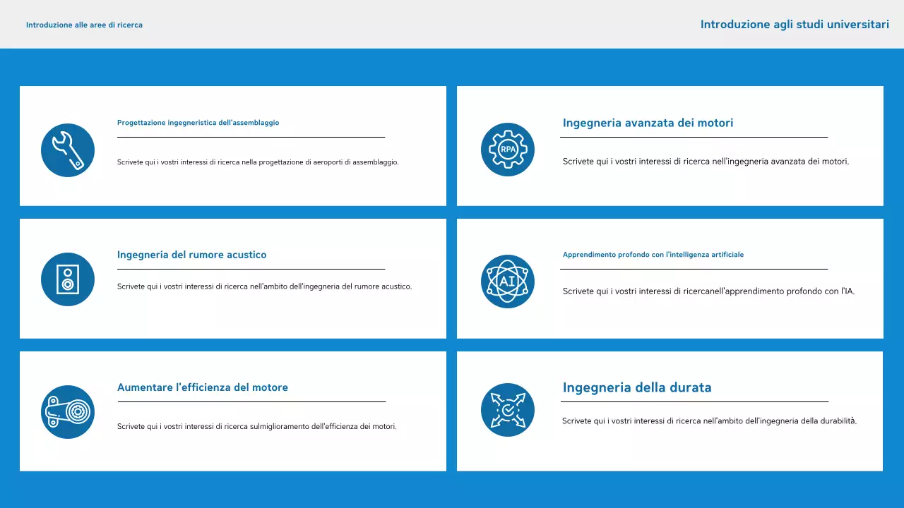 Lettera di presentazione semplice blu per laureati
