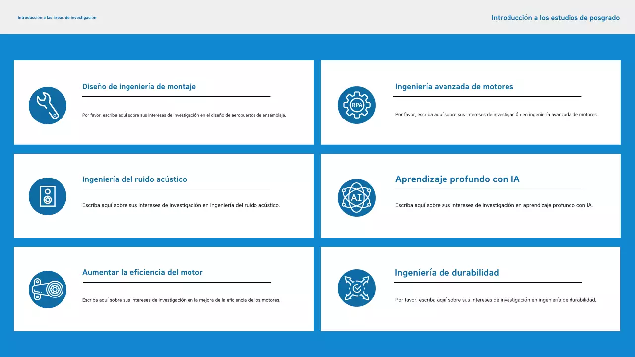 Azul Carta de presentación simple para graduados