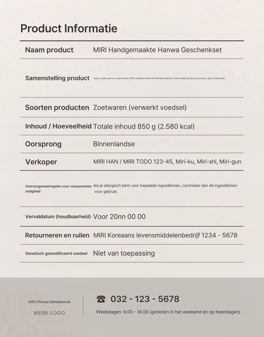 De traditionele ivoren en roze Chuseok Hanami geschenkset en de voorzorgsmaatregelen promoten