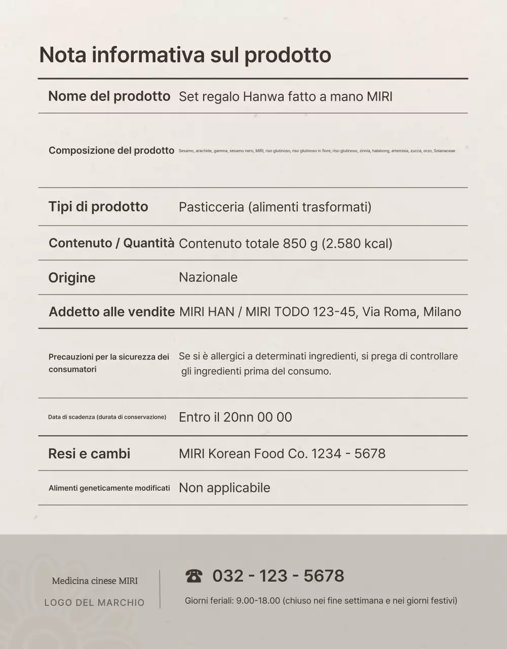 Promuovere il tradizionale set regalo Chuseok Hanami in avorio e rosa e le sue precauzioni.