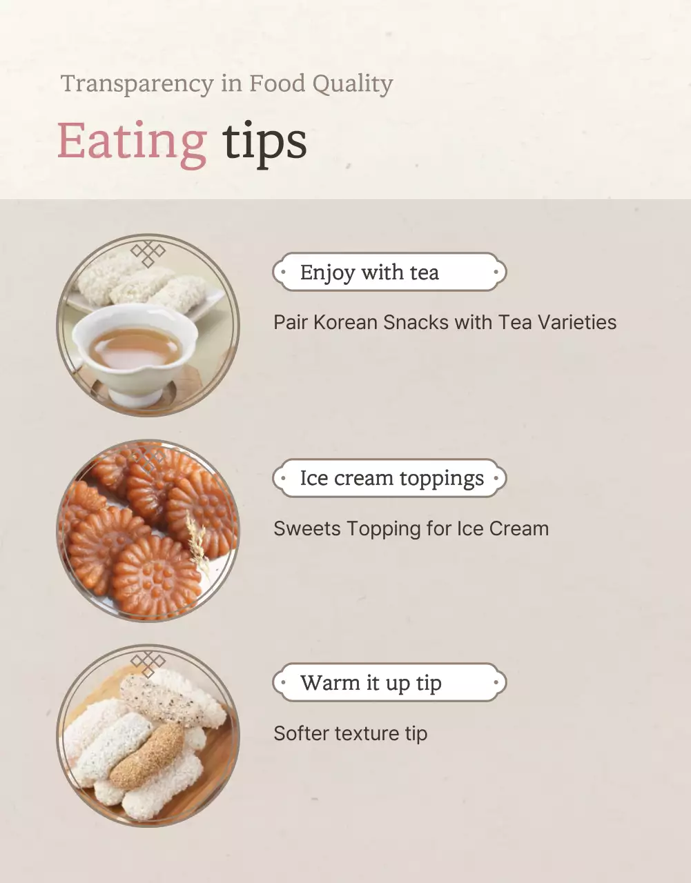 Khuyến mại tại điểm kiểm tra bộ quà tặng đồ ăn nhẹ Chuseok truyền thống Hàn Quốc màu ngà và hồng