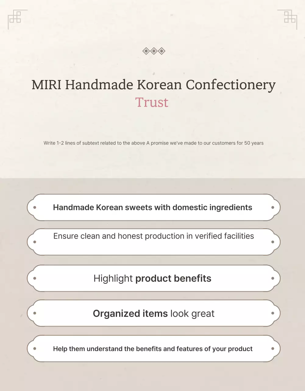 Khuyến mại tại điểm kiểm tra bộ quà tặng đồ ăn nhẹ Chuseok truyền thống Hàn Quốc màu ngà và hồng