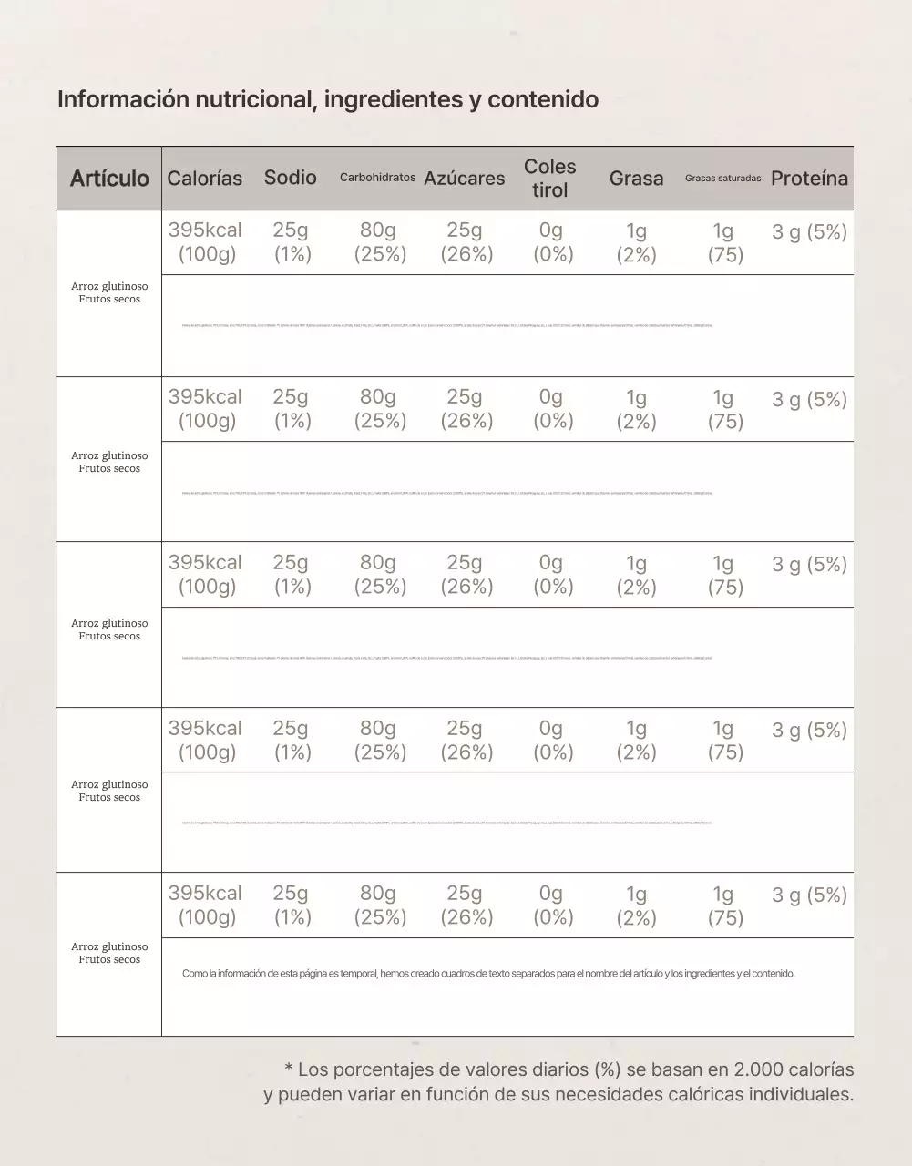 Promocionar el tradicional set de regalo Chuseok Hanami de marfil y rosa y sus precauciones.