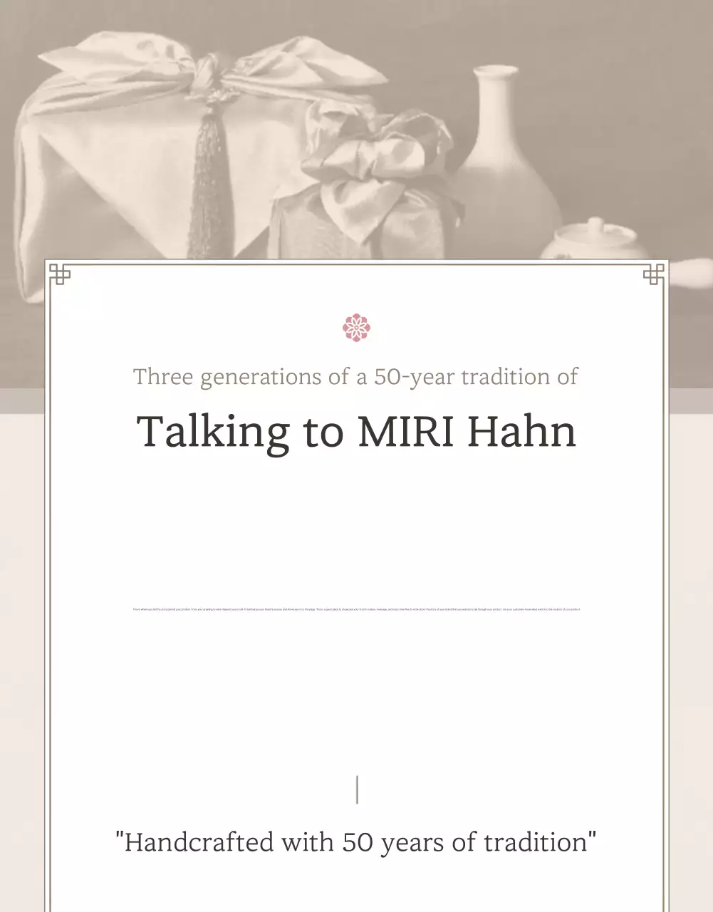 Khuyến mại bộ quà tặng snack truyền thống Chuseok Hàn Quốc màu ngà và hồng