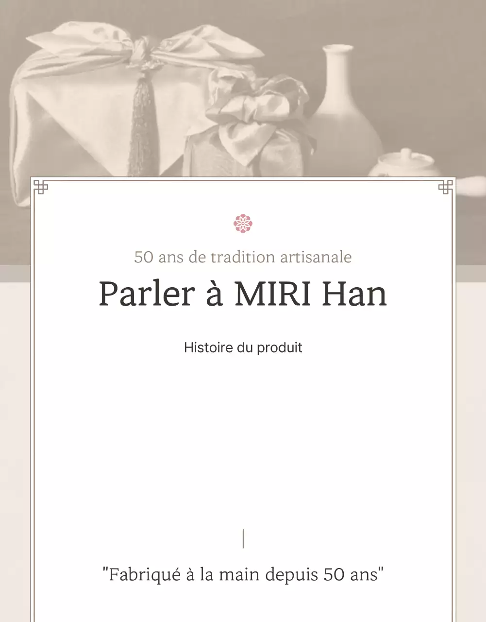 Promouvoir la vente d'en-cas coréens traditionnels de Chuseok et de coffrets cadeaux en ivoire et en rose.