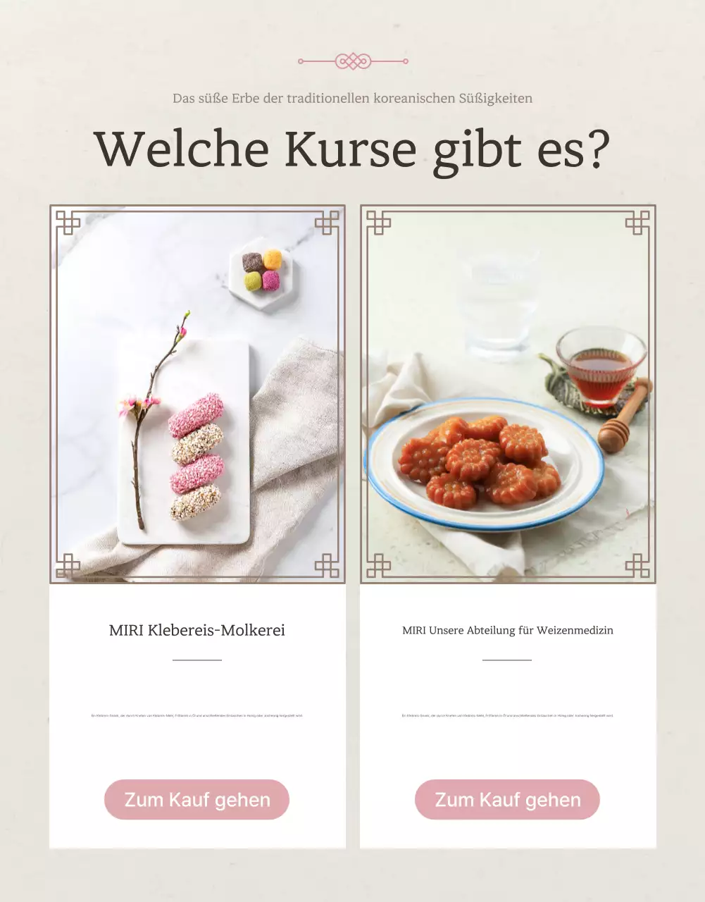 Fördern Sie die traditionellen Elfenbein- und Rosatöne des traditionellen koreanischen Neujahrsgeschenksets Optionen und Produktdetails