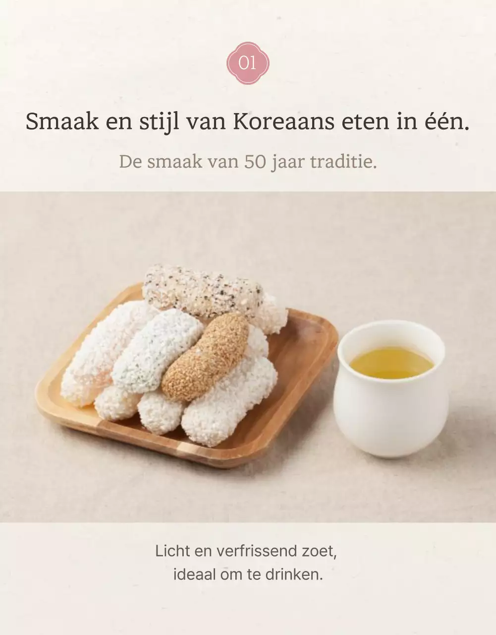 Checkpoint verkoopbevordering van traditionele Chuseok Hanwa cadeausets in ivoor en roze
