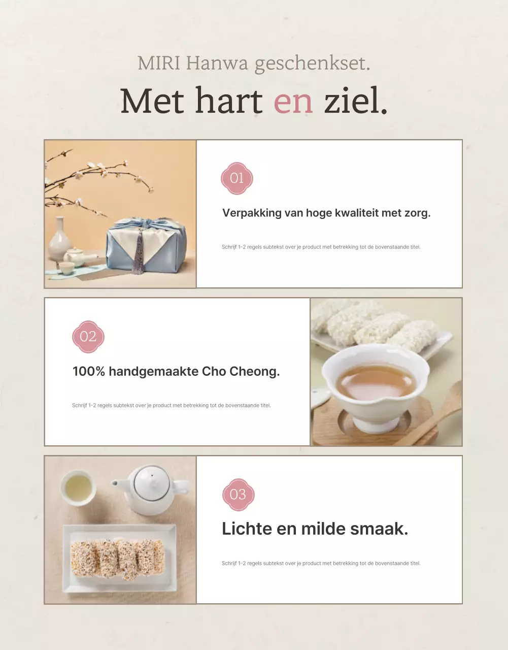 Checkpoint verkoopbevordering van traditionele Chuseok Hanwa cadeausets in ivoor en roze