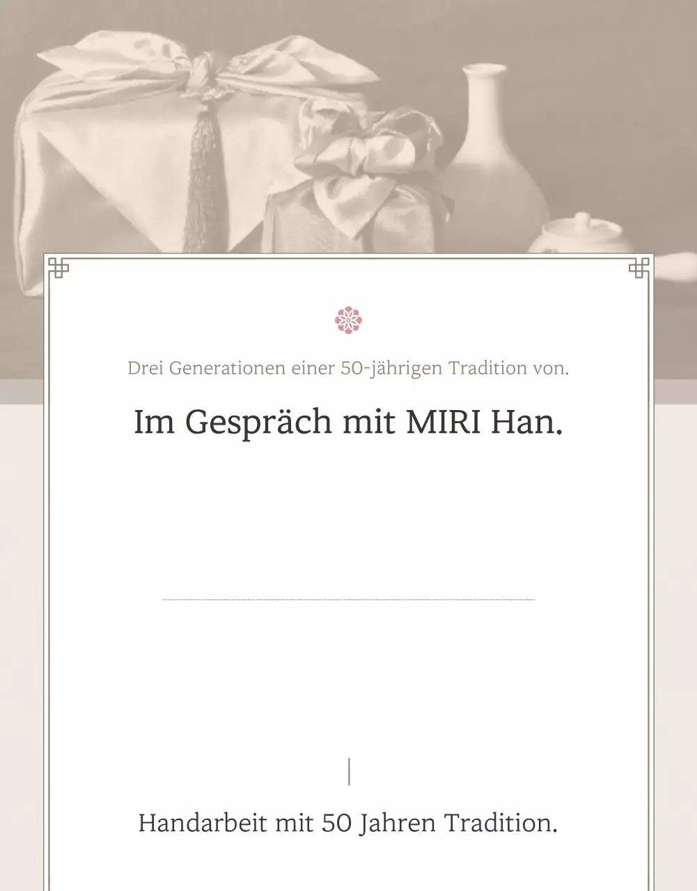Förderung des Verkaufs von traditionellen koreanischen Chuseok-Snacks und Geschenksets in Elfenbein und Rosa