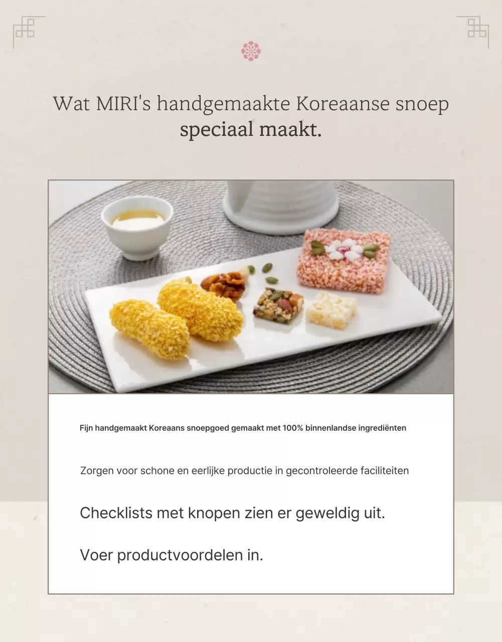 Checkpoint verkoopbevordering van traditionele Chuseok Hanwa cadeausets in ivoor en roze