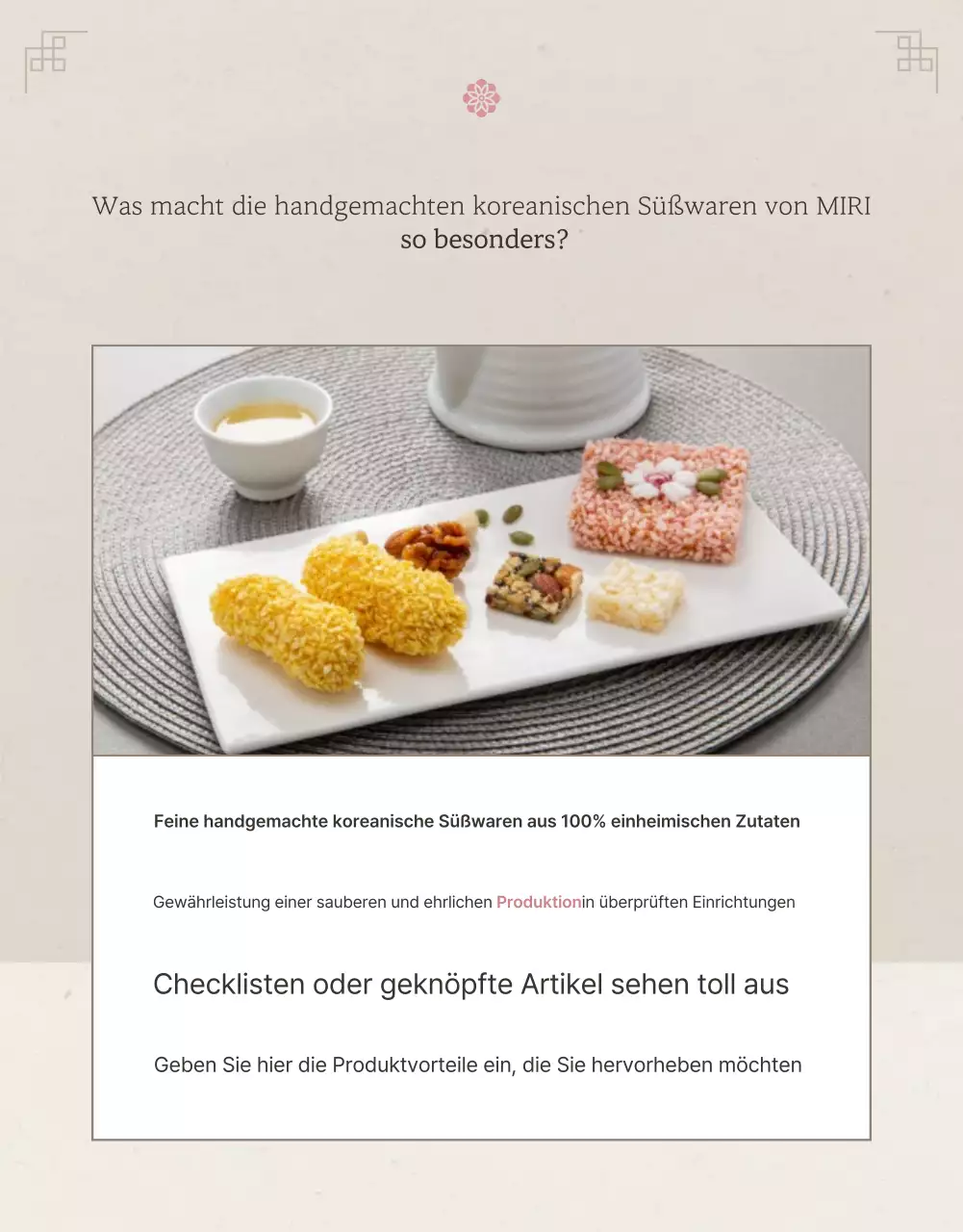 Checkpoint-Verkaufsförderung der traditionellen Chuseok-Hanwa-Geschenksets in Elfenbein und Rosa