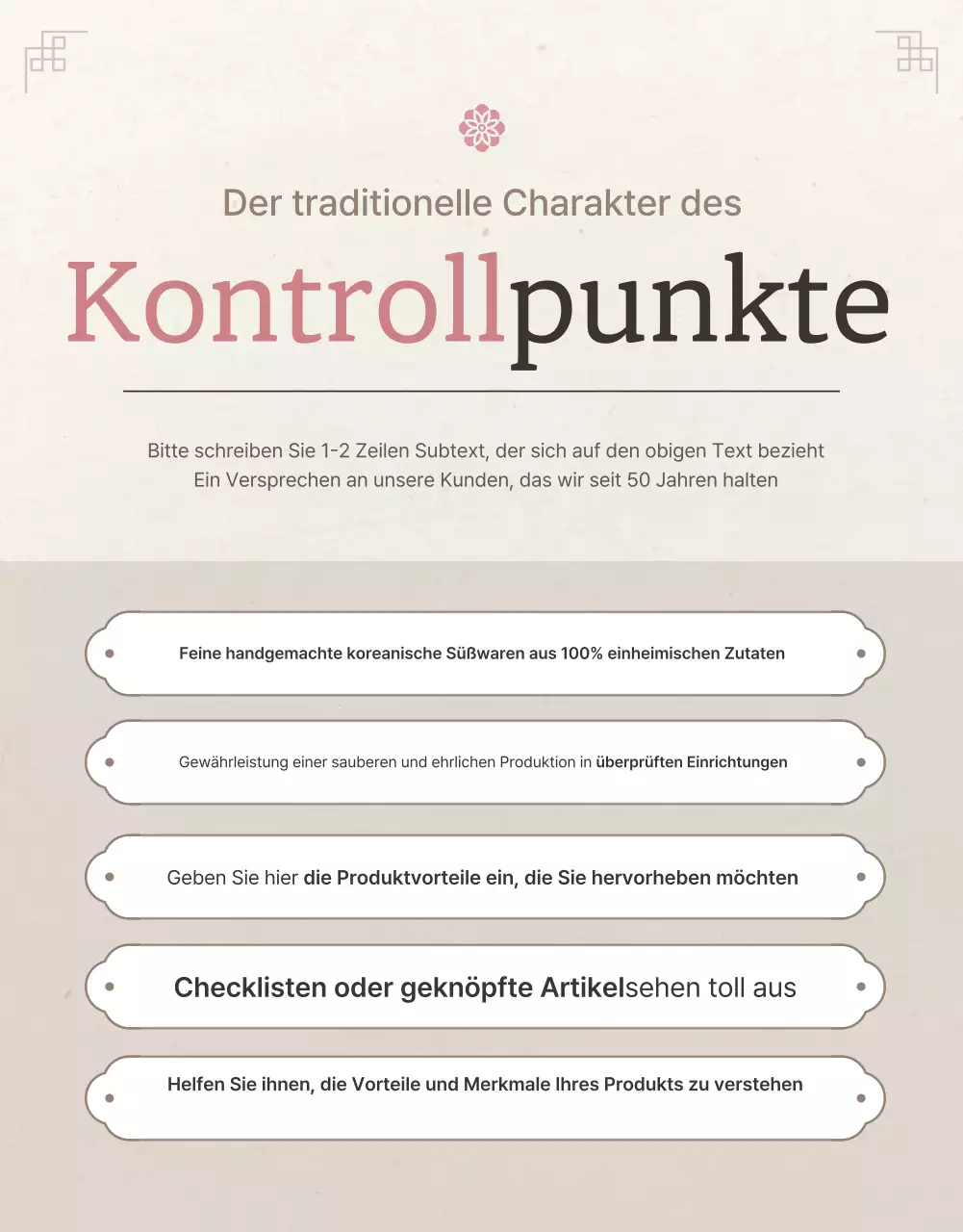 Checkpoint-Verkaufsförderung der traditionellen Chuseok-Hanwa-Geschenksets in Elfenbein und Rosa