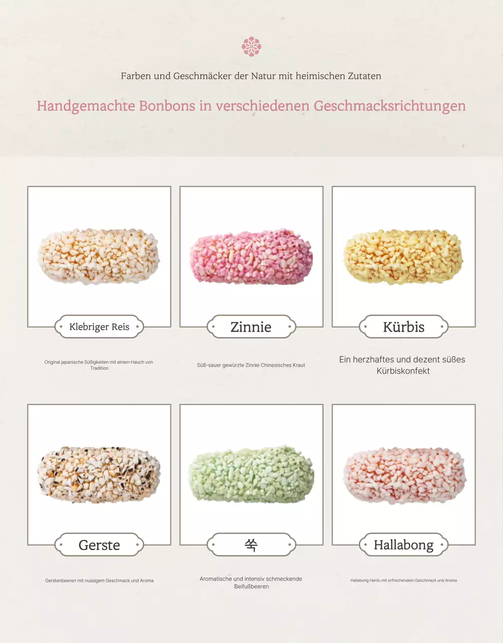 Fördern Sie die traditionellen Elfenbein- und Rosatöne des traditionellen koreanischen Neujahrsgeschenksets Optionen und Produktdetails