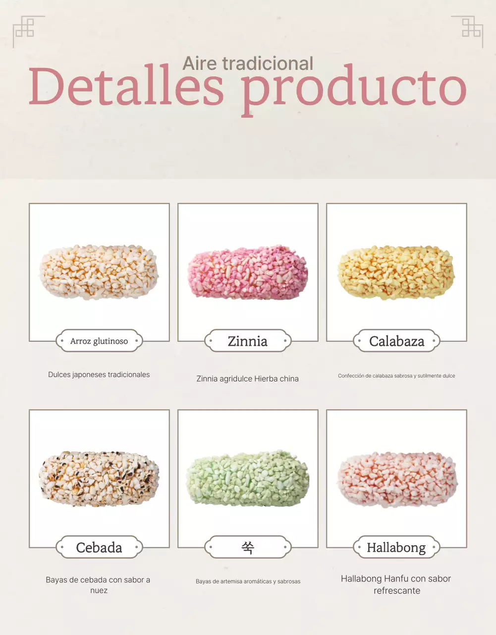 Promocione los tradicionales colores marfil y rosa del tradicional set de regalo coreano para el Año Nuevo chino opciones y detalles del producto