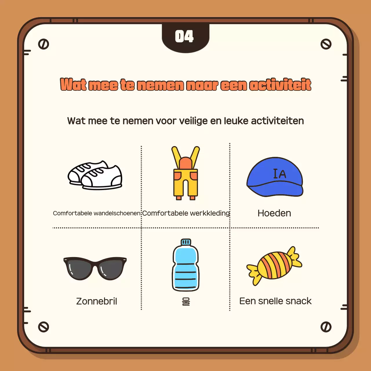 Promoot je herfstoogst met een bruine achtergrond