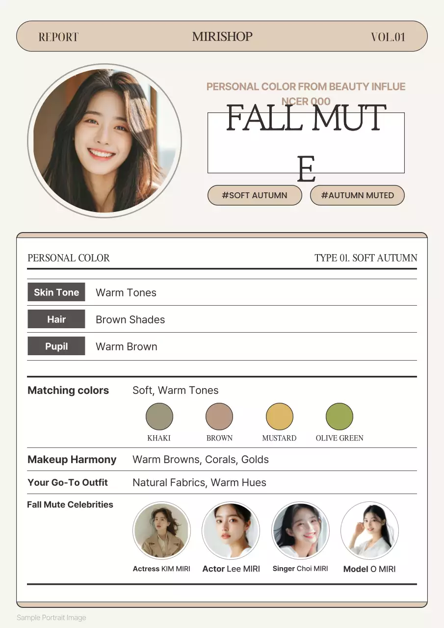 Hướng dẫn màu cá nhân đơn giản màu be